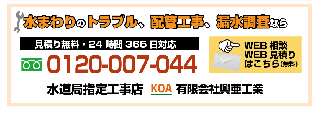 水ハチ110番お電話お問合せはこちら